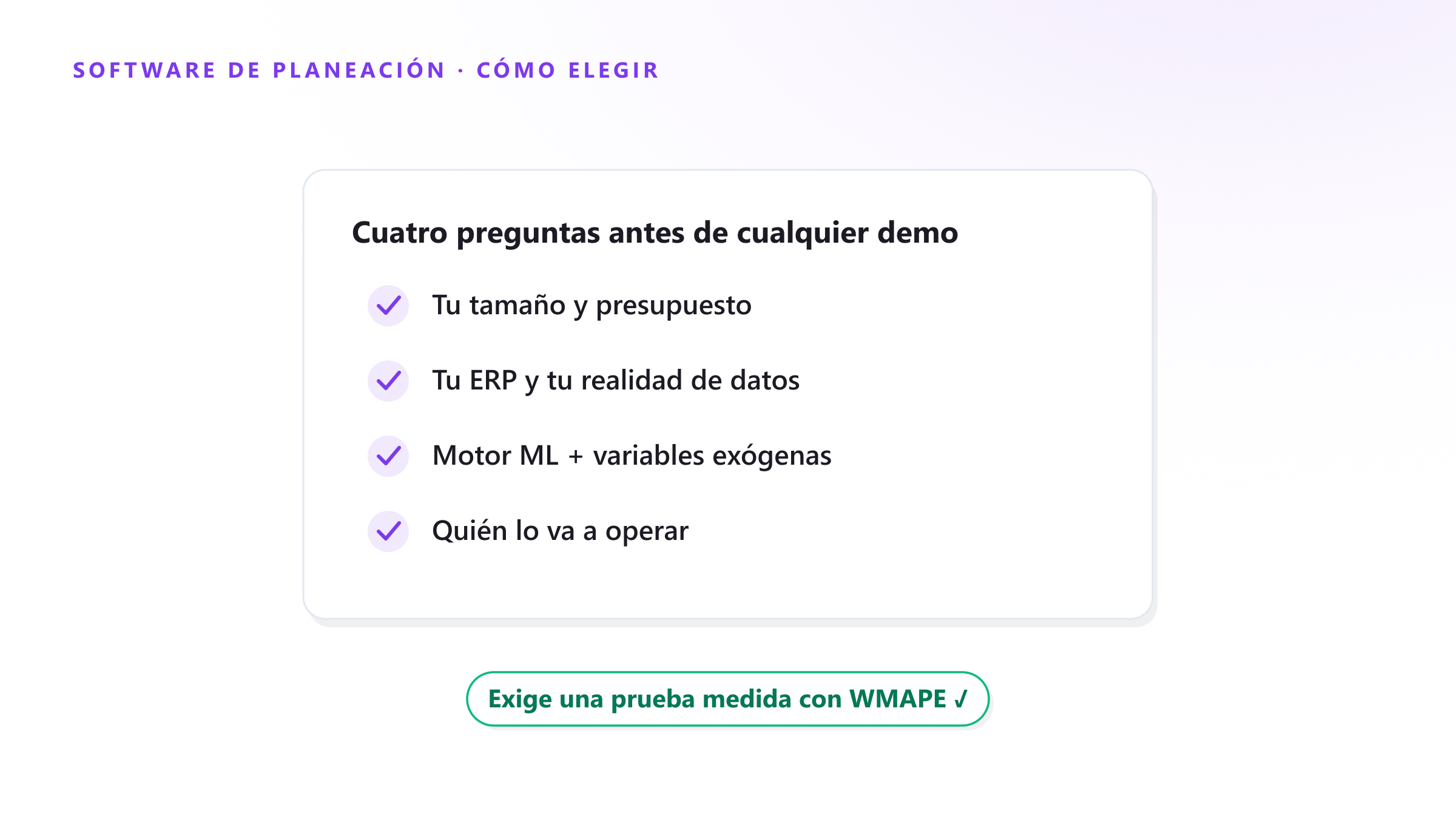Los 8 mejores software de planeación de demanda en 2026 (comparativa honesta)